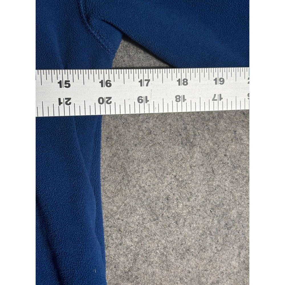 The North Face Boys TKA 100 Fleece Quarter Zip Pullover Blue AWB5 Size M Medium - Picture 6 of 7